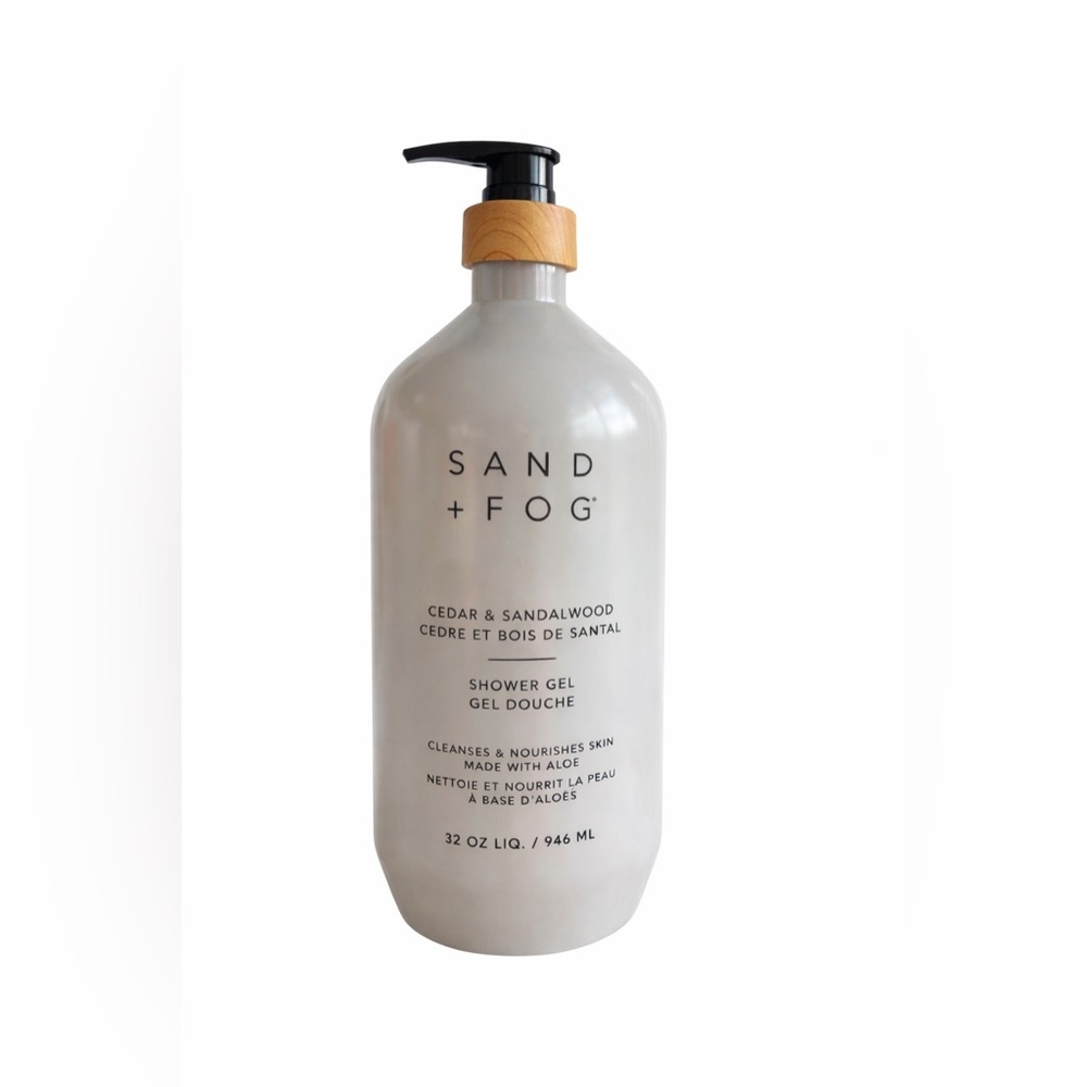 Sand + Fog Cedar & Sandalwood Shower Gel - Cream